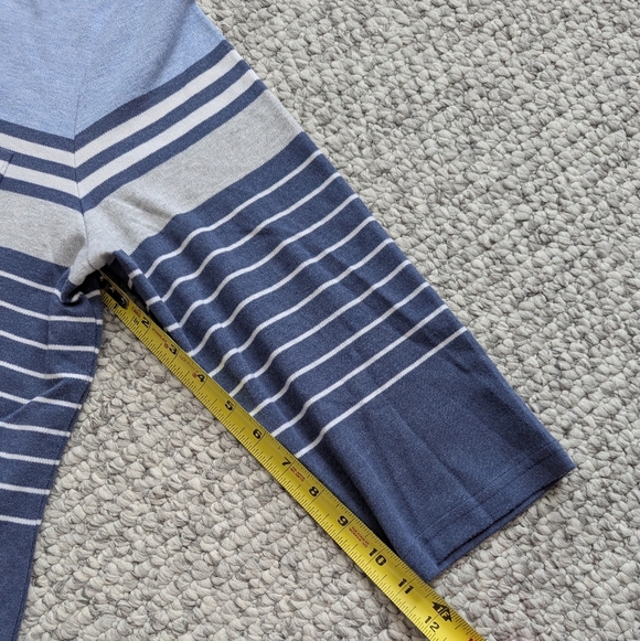 Karen Scott Women's (Size XL) Nautical Themed Striped 3/4 Sleeve Top/Jersey - Picture 11 of 13